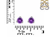 Amethyst Stud Earring AMT-RDE-1517.