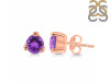 Amethyst Stud Earring AMT-RDE-1517.