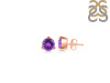 Amethyst Stud Earring AMT-RDE-1564.