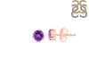 Amethyst Stud Earring AMT-RDE-1565.