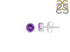 Amethyst Stud Earring AMT-RDE-1565.