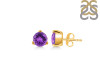 Amethyst Stud Earring AMT-RDE-1567.