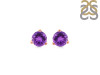 Amethyst Stud Earring AMT-RDE-1568.