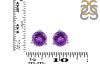Amethyst Stud Earring AMT-RDE-1568.