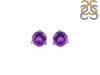 Amethyst Stud Earring AMT-RDE-1568.