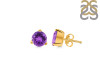 Amethyst Stud Earring AMT-RDE-1568.