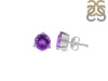 Amethyst Stud Earring AMT-RDE-1568.