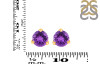 Amethyst Stud Earring AMT-RDE-1569.
