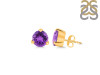 Amethyst Stud Earring AMT-RDE-1569.