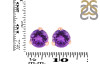 Amethyst Stud Earring AMT-RDE-1570.