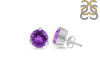 Amethyst Stud Earring AMT-RDE-1570.