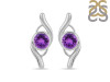 Amethyst Stud Earring AMT-RDE-2.