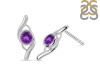 Amethyst Stud Earring AMT-RDE-2.