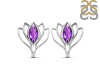 Amethyst Stud Earring AMT-RDE-24.