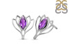 Amethyst Stud Earring AMT-RDE-24.