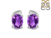 Amethyst Stud Earring AMT-RDE-28.