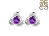 Amethyst Stud Earring AMT-RDE-3.
