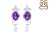 Amethyst Stud Earring AMT-RDE-4.