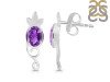 Amethyst Stud Earring AMT-RDE-4.