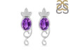 Amethyst Stud Earring AMT-RDE-5.