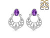 Amethyst Stud Earring AMT-RDE-51.