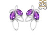 Amethyst Stud Earring AMT-RDE-53.