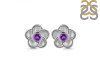 Amethyst Stud Earring AMT-RDE-584.