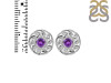 Amethyst Stud Earring AMT-RDE-607.