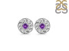 Amethyst Stud Earring AMT-RDE-607.