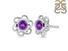 Amethyst Stud Earring AMT-RDE-7.