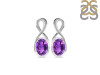 Amethyst Stud Earring AMT-RDE-9.