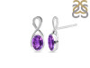 Amethyst Stud Earring AMT-RDE-9.