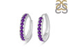 Amethyst Hoop Earring AMT-RDE-970.