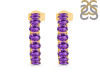 Amethyst Hoop Earring AMT-RDE-975.