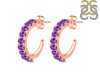 Amethyst Hoop Earring AMT-RDE-975.