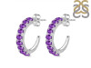 Amethyst Hoop Earring AMT-RDE-975.