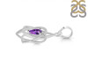 Amethyst Triquetra Heart Knot Pendant AMT-RDEP-880.