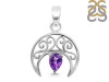 Amethyst Crescent Moon Pendant AMT-RDEP-890.
