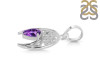 Amethyst Crescent Moon Pendant AMT-RDEP-890.
