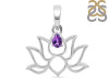 Amethyst Lotus Pendant AMT-RDN-156-A.