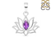 Amethyst Lotus Pendant AMT-RDN-166