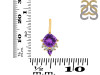 Amethyst & White Topaz Pendant AMT-RDP-729.