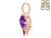 Amethyst & White Topaz Pendant AMT-RDP-729.