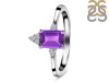 Amethyst & White Topaz Ring AMT-RDR-2194.