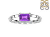 Amethyst & White Topaz Ring AMT-RDR-2199.