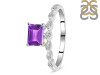 Amethyst & White Topaz Ring AMT-RDR-2199.