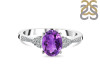 Amethyst & White Topaz Ring AMT-RDR-2219.