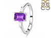 Amethyst & White Topaz Ring AMT-RDR-2251.