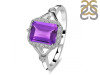 Amethyst & White Topaz Ring AMT-RDR-2252.