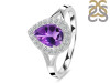 Amethyst & White Topaz Ring AMT-RDR-2253.